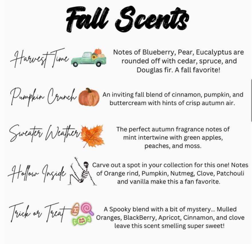 Fall Scent Wax Melt