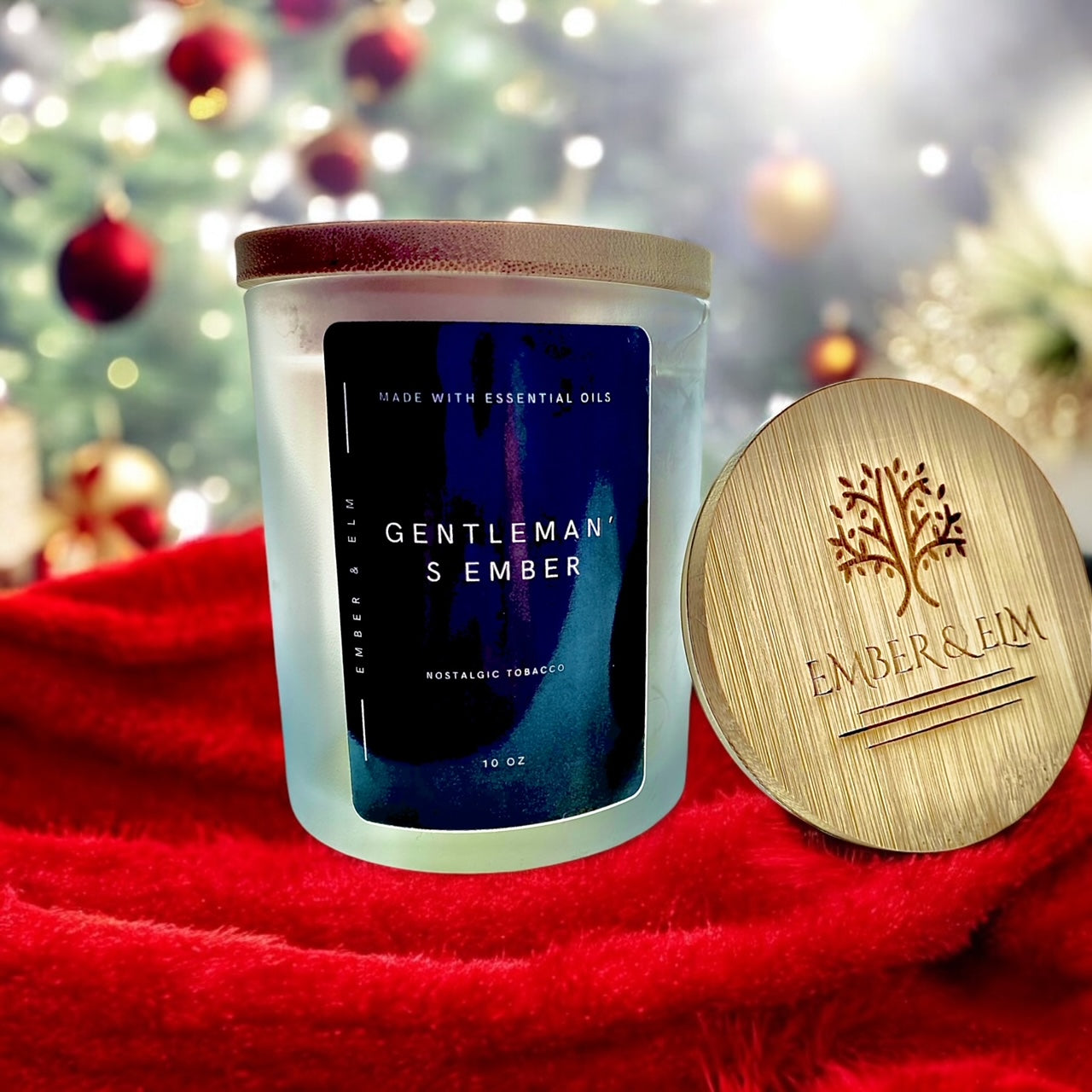 Ember & Elm Holiday Collection Wood Wick Candles