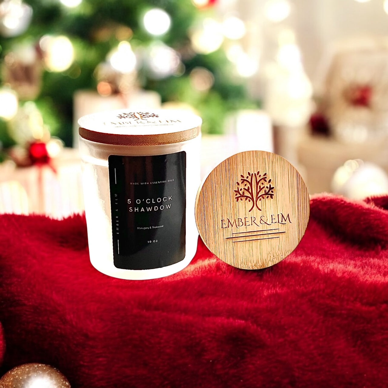 Ember & Elm Holiday Collection Wood Wick Candles